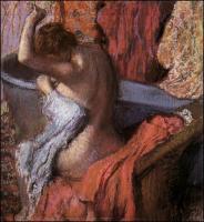 Degas, Edgar - Seated Bather Drying Herself